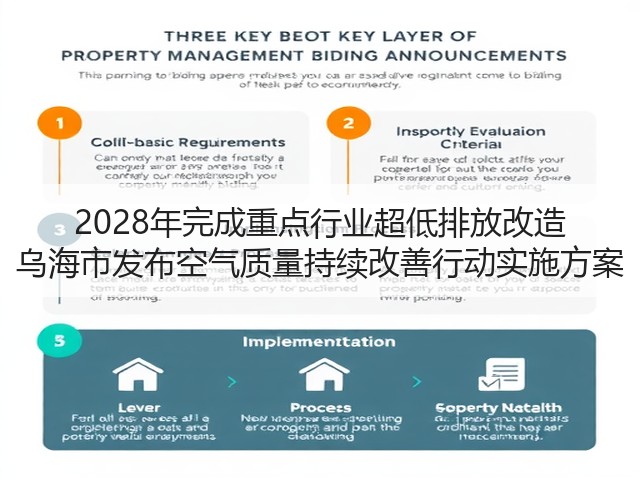 2028年完成重点行业超低排放改造 乌海市发布空气质量持续改善行动实施方案(图1)