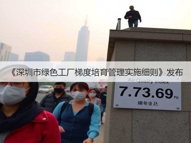 《深圳市绿色工厂梯度培育管理实施细则》发布(图1)