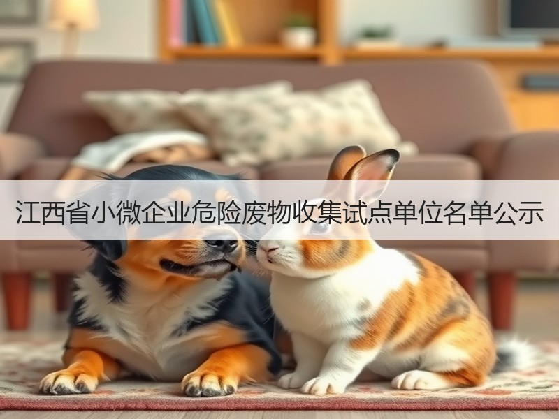 江西省小微企业危险废物收集试点单位名单公示