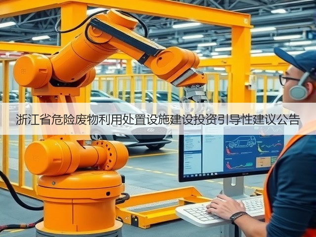 浙江省危险废物利用处置设施建设投资引导性建议公告(图2)