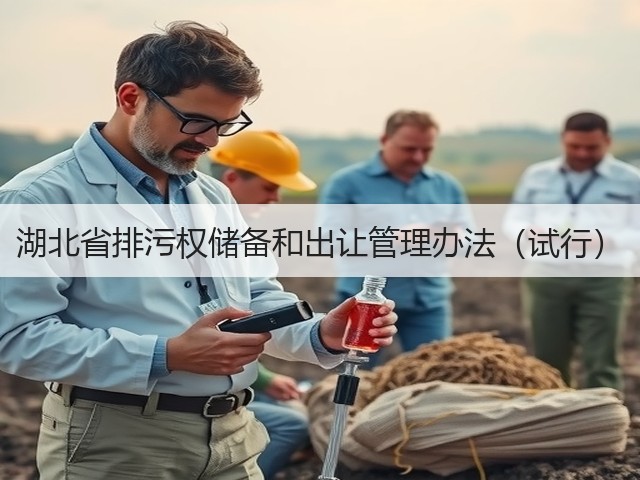 湖北省排污权储备和出让管理办法(试行)(图2) 湖北省排污权储备和出让管理办法(试行)(图2)