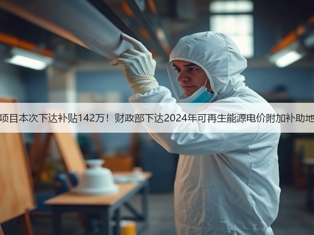 生物质发电项目本次下达补贴142万！财政部下达2024年可再生能源电价附加补助地方资金预算(图1)
