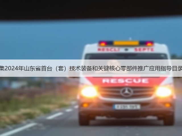 关于征集2024年山东省首台(套)技术装备和关键核心零部件推广应用指导目录的通知(图1) 关于征集2024年山东省首台(套)技术装备和关键核心零部件推广应用指导目录的通知(图1)