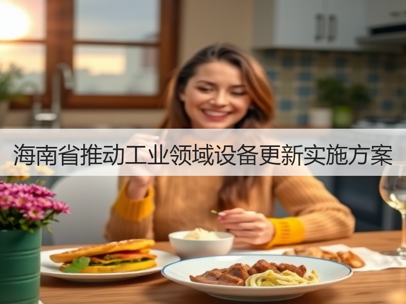 海南省推动工业领域设备更新实施方案
