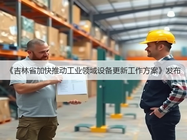 《吉林省加快推动工业领域设备更新工作方案》发布(图3)
