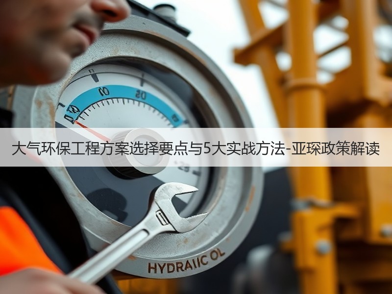 大气环保工程方案选择要点与5大实战方法-亚琛政策解读