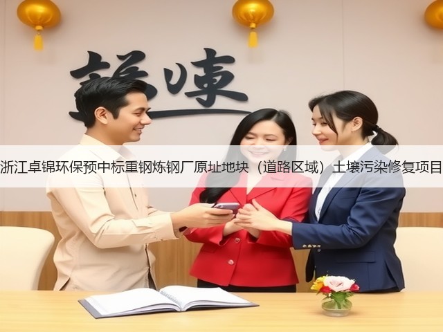 浙江卓锦环保预中标重钢炼钢厂原址地块（道路区域）土壤污染修复项目(图2)