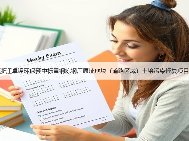 浙江卓锦环保预中标重钢炼钢厂原址地块（道路区域）土壤污染修复项目(图1)