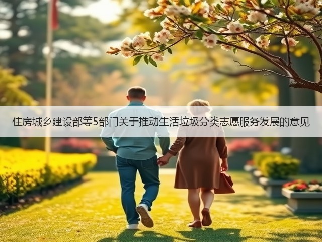 住房城乡建设部等5部门关于推动生活垃圾分类志愿服务发展的意见(图1) 住房城乡建设部等5部门关于推动生活垃圾分类志愿服务发展的意见(图1)
