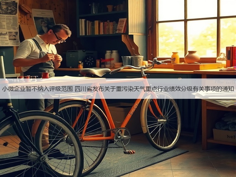 小微企业暂不纳入评级范围 四川省发布关于重污染天气重点行业绩效分级有关事项的通知 小微企业暂不纳入评级范围 四川省发布关于重污染天气重点行业绩效分级有关事项的通知