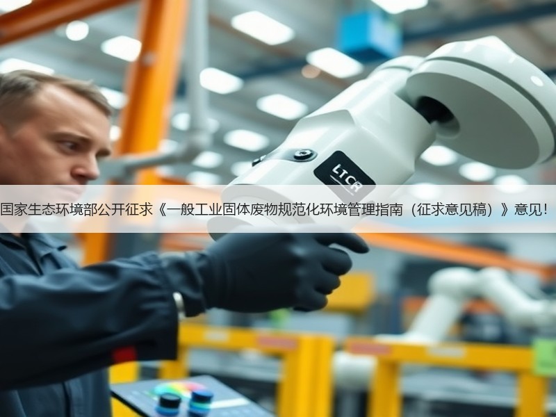 国家生态环境部公开征求《一般工业固体废物规范化环境管理指南(征求意见稿)》意见! 国家生态环境部公开征求《一般工业固体废物规范化环境管理指南(征求意见稿)》意见!