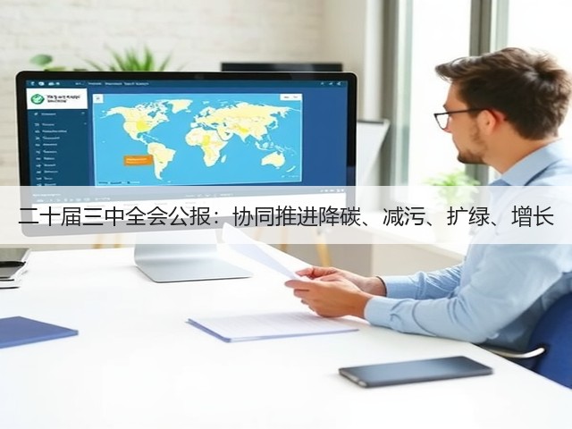 二十届三中全会公报：协同推进降碳、减污、扩绿、增长(图3)