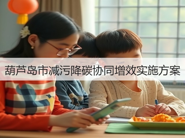 葫芦岛市减污降碳协同增效实施方案(图3) 葫芦岛市减污降碳协同增效实施方案(图3)