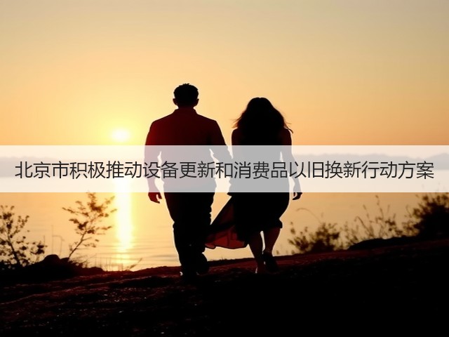 北京市积极推动设备更新和消费品以旧换新行动方案(图1) 北京市积极推动设备更新和消费品以旧换新行动方案(图1)