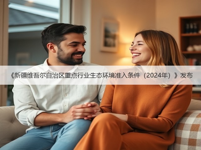 《新疆维吾尔自治区重点行业生态环境准入条件（2024年）》发布(图1)