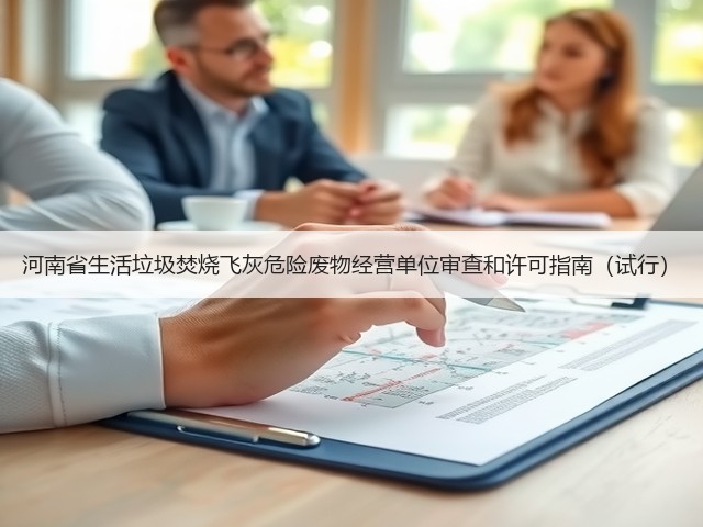 河南省生活垃圾焚烧飞灰危险废物经营单位审查和许可指南（试行）(图2)