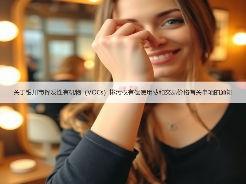 关于银川市挥发性有机物（VOCs）排污权有偿使用费和交易价格有关事项的通知