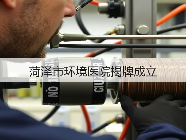 菏泽市环境医院揭牌成立(图1) 菏泽市环境医院揭牌成立(图1)