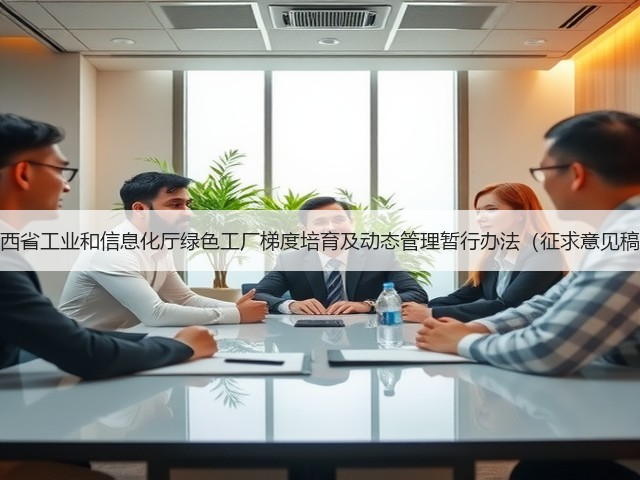 陕西省工业和信息化厅绿色工厂梯度培育及动态管理暂行办法(征求意见稿)(图1) 陕西省工业和信息化厅绿色工厂梯度培育及动态管理暂行办法(征求意见稿)(图1)
