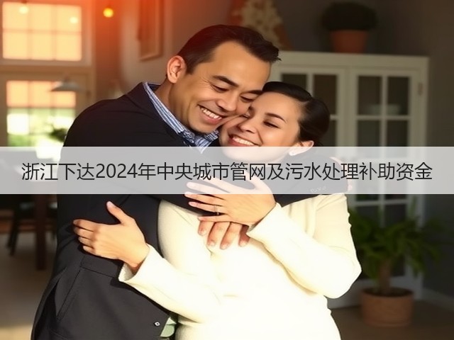 浙江下达2024年中央城市管网及污水处理补助资金(图3)