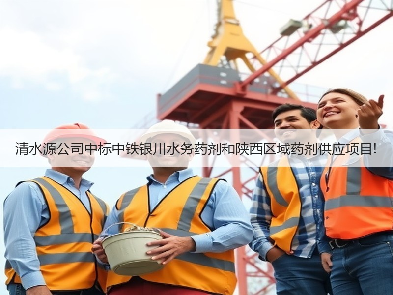 清水源公司中标中铁银川水务药剂和陕西区域药剂供应项目!