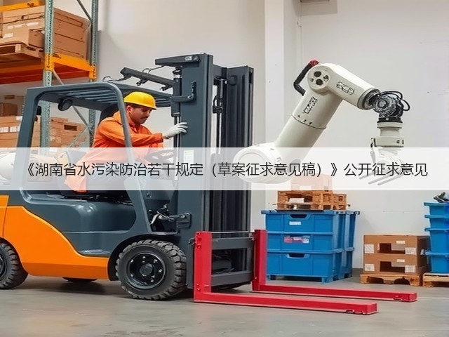 《湖南省水污染防治若干规定（草案征求意见稿）》公开征求意见(图1)