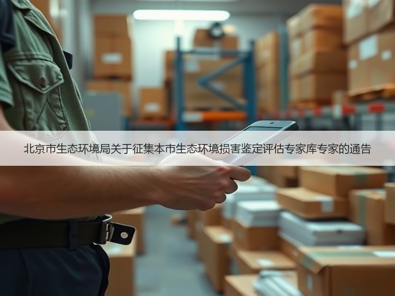 北京市生态环境局关于征集本市生态环境损害鉴定评估专家库专家的通告