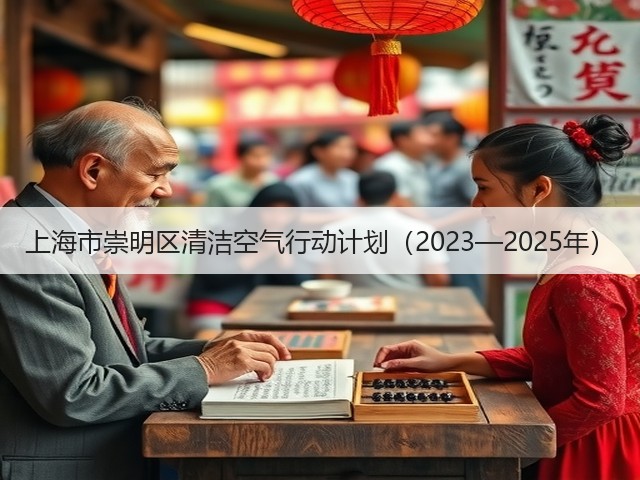 上海市崇明区清洁空气行动计划（2023—2025年）(图2)