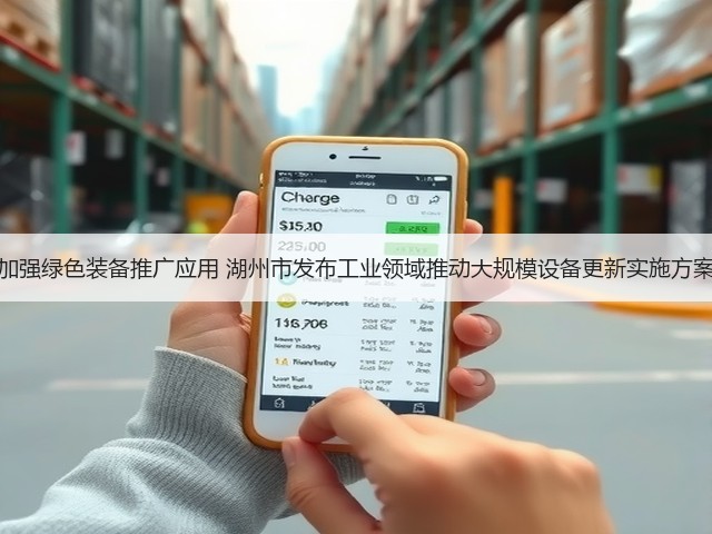 加强绿色装备推广应用 湖州市发布工业领域推动大规模设备更新实施方案(图1)