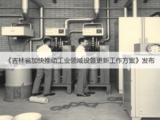 《吉林省加快推动工业领域设备更新工作方案》发布(图2)