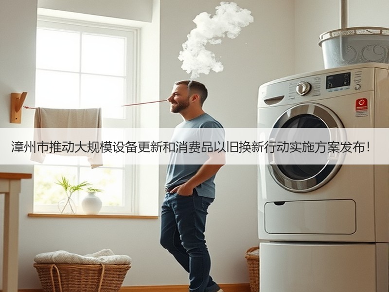 漳州市推动大规模设备更新和消费品以旧换新行动实施方案发布！