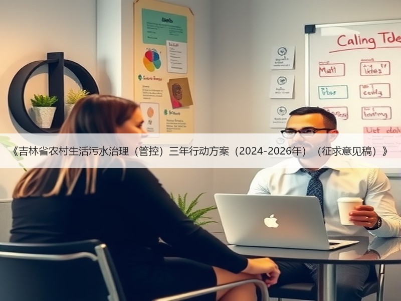 《吉林省农村生活污水治理(管控)三年行动方案(2024-2026年)(征求意见稿)》 《吉林省农村生活污水治理(管控)三年行动方案(2024-2026年)(征求意见稿)》