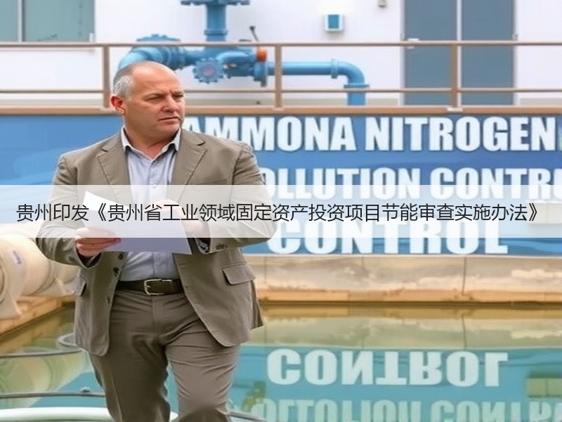 贵州印发《贵州省工业领域固定资产投资项目节能审查实施办法》