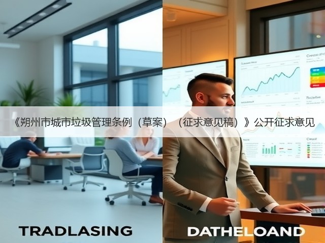 《朔州市城市垃圾管理条例（草案）（征求意见稿）》公开征求意见(图3)