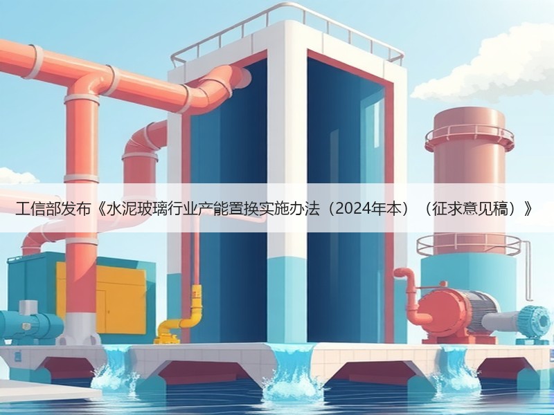 工信部发布《水泥玻璃行业产能置换实施办法(2024年本)(征求意见稿)》 工信部发布《水泥玻璃行业产能置换实施办法(2024年本)(征求意见稿)》
