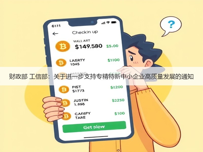 财政部 工信部：关于进一步支持专精特新中小企业高质量发展的通知