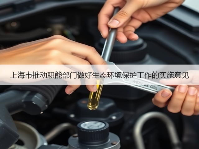 上海市推动职能部门做好生态环境保护工作的实施意见(图3)