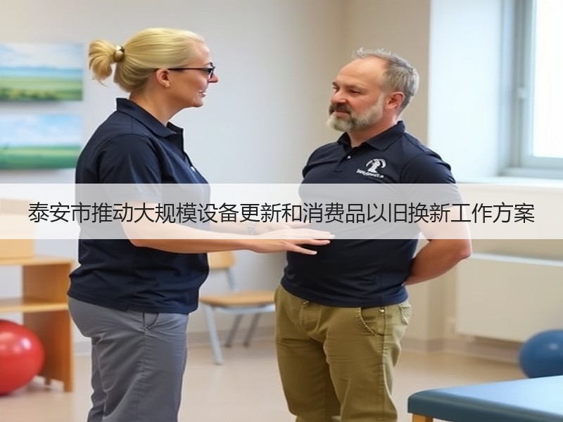 泰安市推动大规模设备更新和消费品以旧换新工作方案