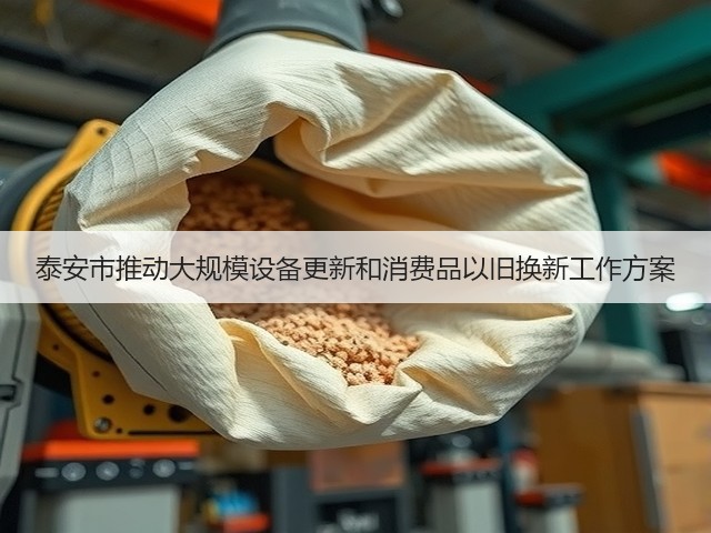 泰安市推动大规模设备更新和消费品以旧换新工作方案(图1) 泰安市推动大规模设备更新和消费品以旧换新工作方案(图1)