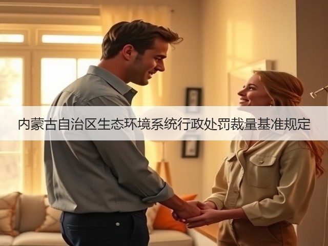 内蒙古自治区生态环境系统行政处罚裁量基准规定(图1)