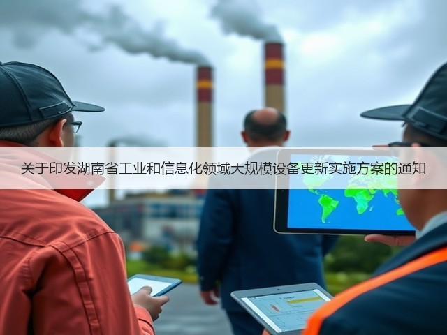 关于印发湖南省工业和信息化领域大规模设备更新实施方案的通知(图1) 关于印发湖南省工业和信息化领域大规模设备更新实施方案的通知(图1)