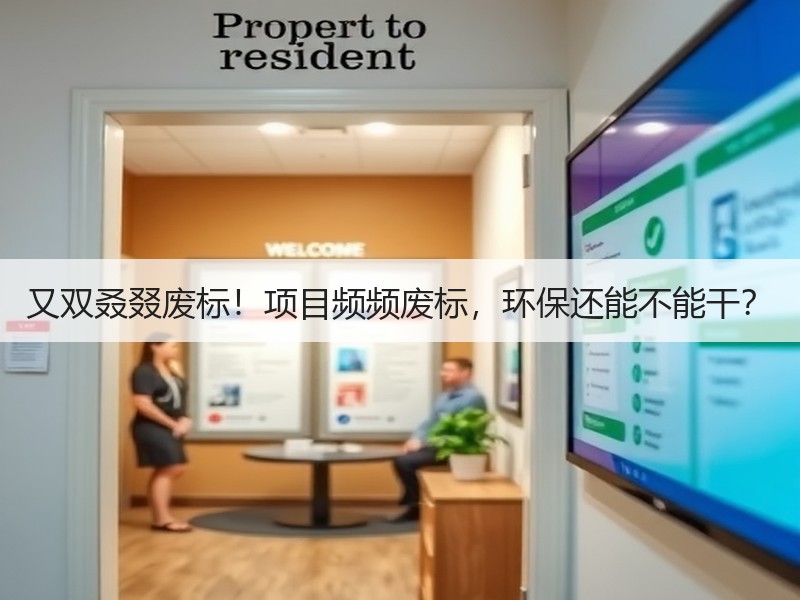又双叒叕废标！项目频频废标，环保还能不能干？