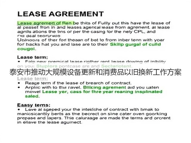 泰安市推动大规模设备更新和消费品以旧换新工作方案(图2) 泰安市推动大规模设备更新和消费品以旧换新工作方案(图2)