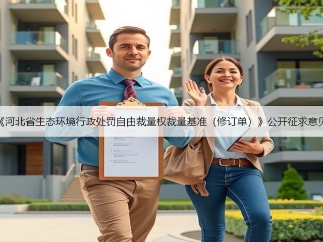 《河北省生态环境行政处罚自由裁量权裁量基准（修订单）》公开征求意见(图1)