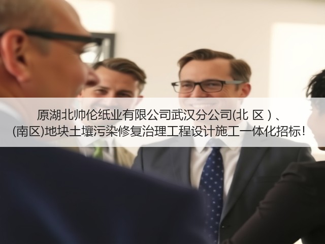 原湖北帅伦纸业有限公司武汉分公司(北 区 ) 、 (南区)地块土壤污染修复治理工程设计施工一体化招标!(图2) 原湖北帅伦纸业有限公司武汉分公司(北 区 ) 、 (南区)地块土壤污染修复治理工程设计施工一体化招标!(图2)