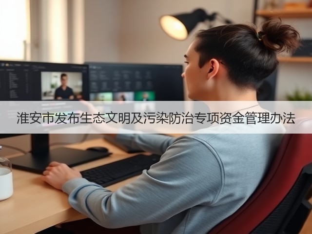 淮安市发布生态文明及污染防治专项资金管理办法(图3)