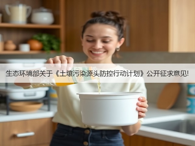 生态环境部关于《土壤污染源头防控行动计划》公开征求意见!(图1) 生态环境部关于《土壤污染源头防控行动计划》公开征求意见!(图1)