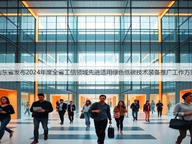 山东省发布2024年度全省工信领域先进适用绿色低碳技术装备推广工作方案(图1) 山东省发布2024年度全省工信领域先进适用绿色低碳技术装备推广工作方案(图1)