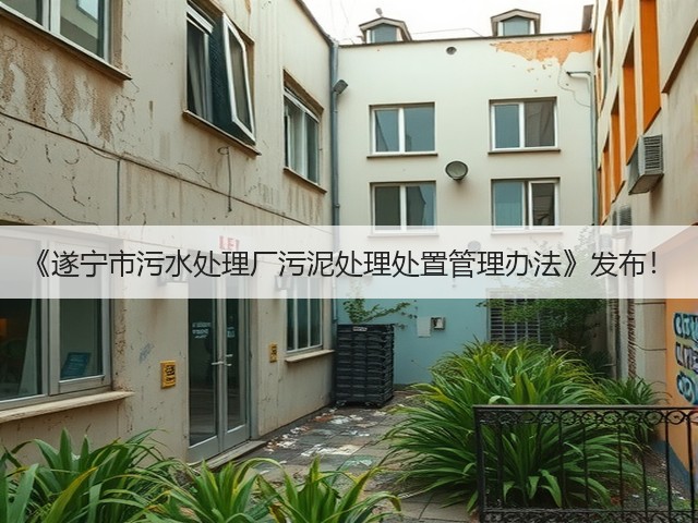 《遂宁市污水处理厂污泥处理处置管理办法》发布!(图3) 《遂宁市污水处理厂污泥处理处置管理办法》发布!(图3)