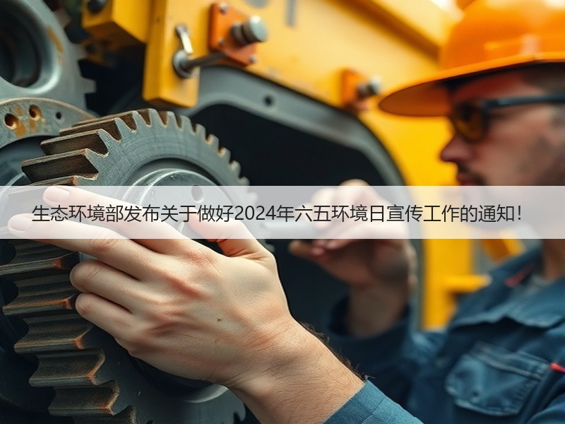 生态环境部发布关于做好2024年六五环境日宣传工作的通知! 生态环境部发布关于做好2024年六五环境日宣传工作的通知!